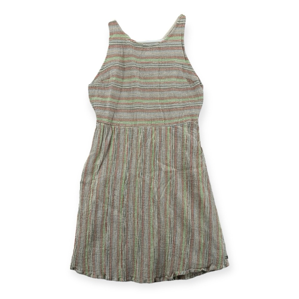 Roxy Dress Womens‎ Large Striped Racerback Tank Summer Beach